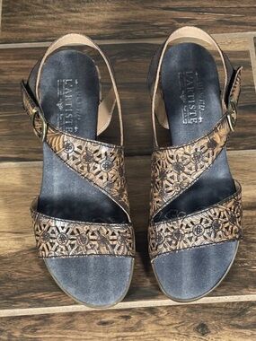 L'Artiste Spring Step Noreen Womens EU 40 Shoes Brown Tan Leather Strappy Sandal